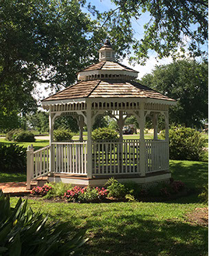 Gazebo at Antique Rose Ville